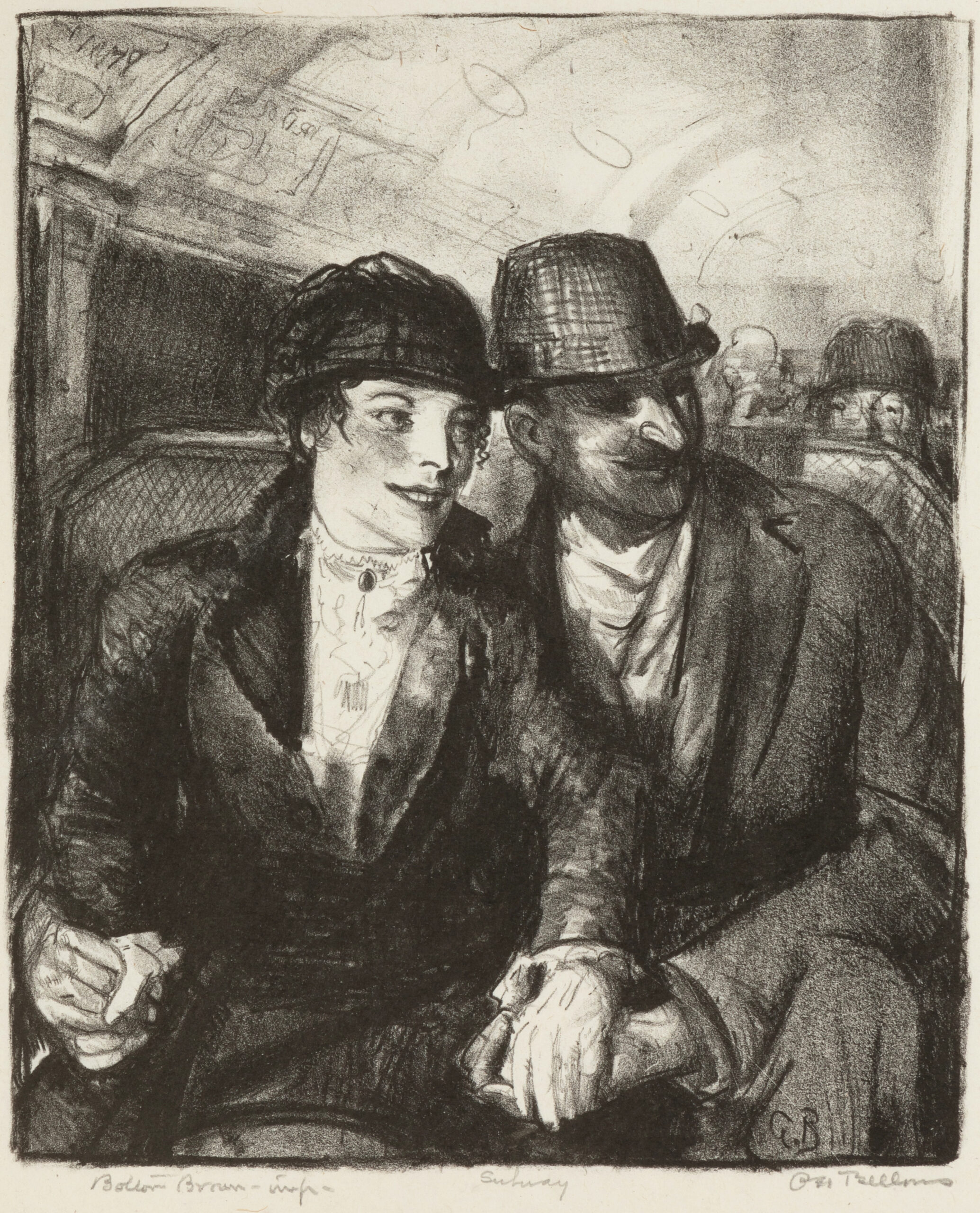 In the Subway by George Bellows