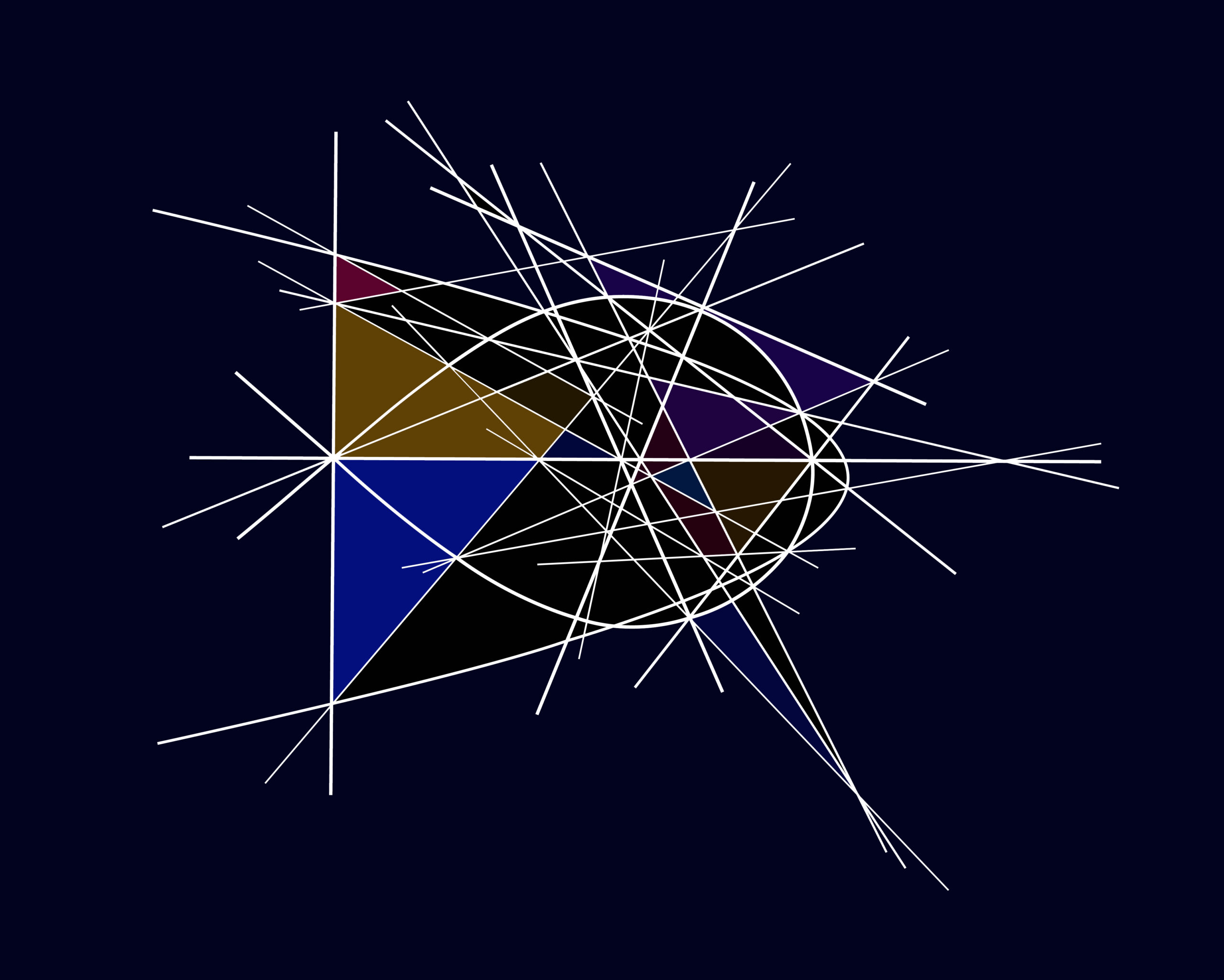 Lemniscate of Bernoulli. Tangent Construct Normal by Clifford Singer