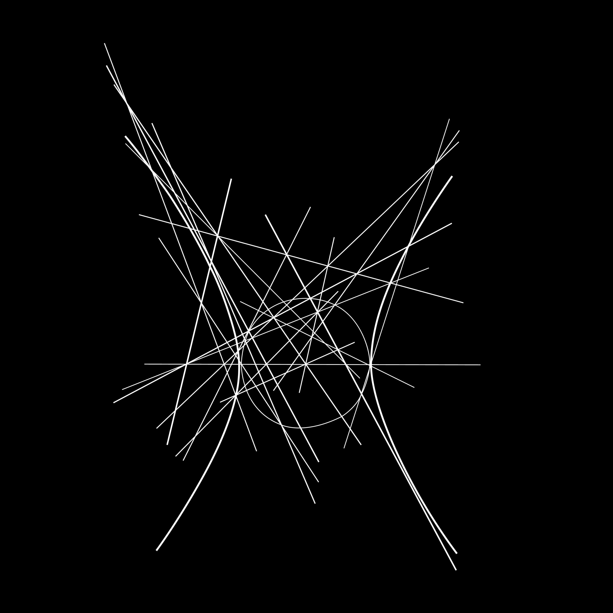 Rectangular Hyperbola by Clifford Singer