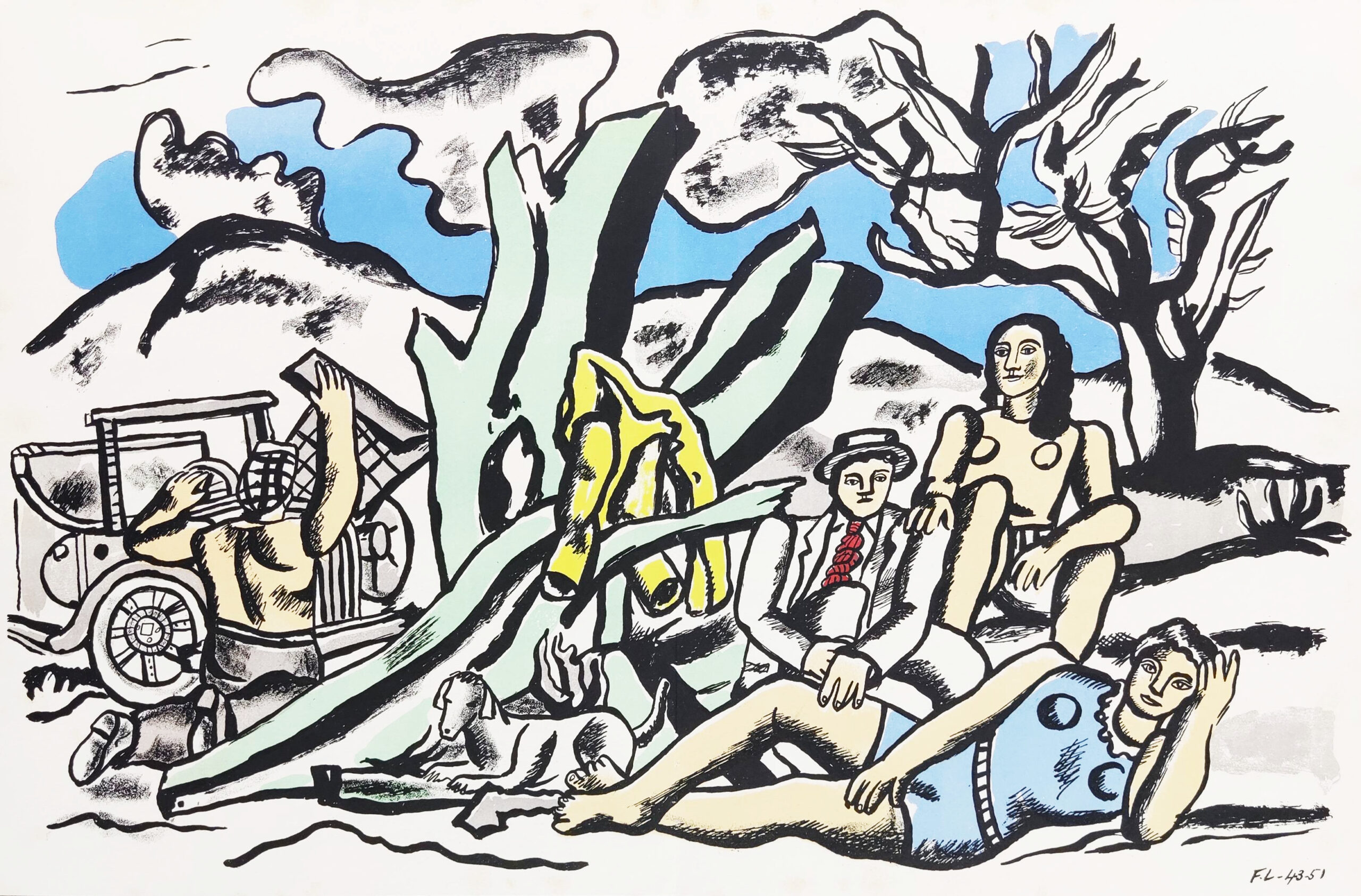 La Partie de Campagne by Fernand Leger