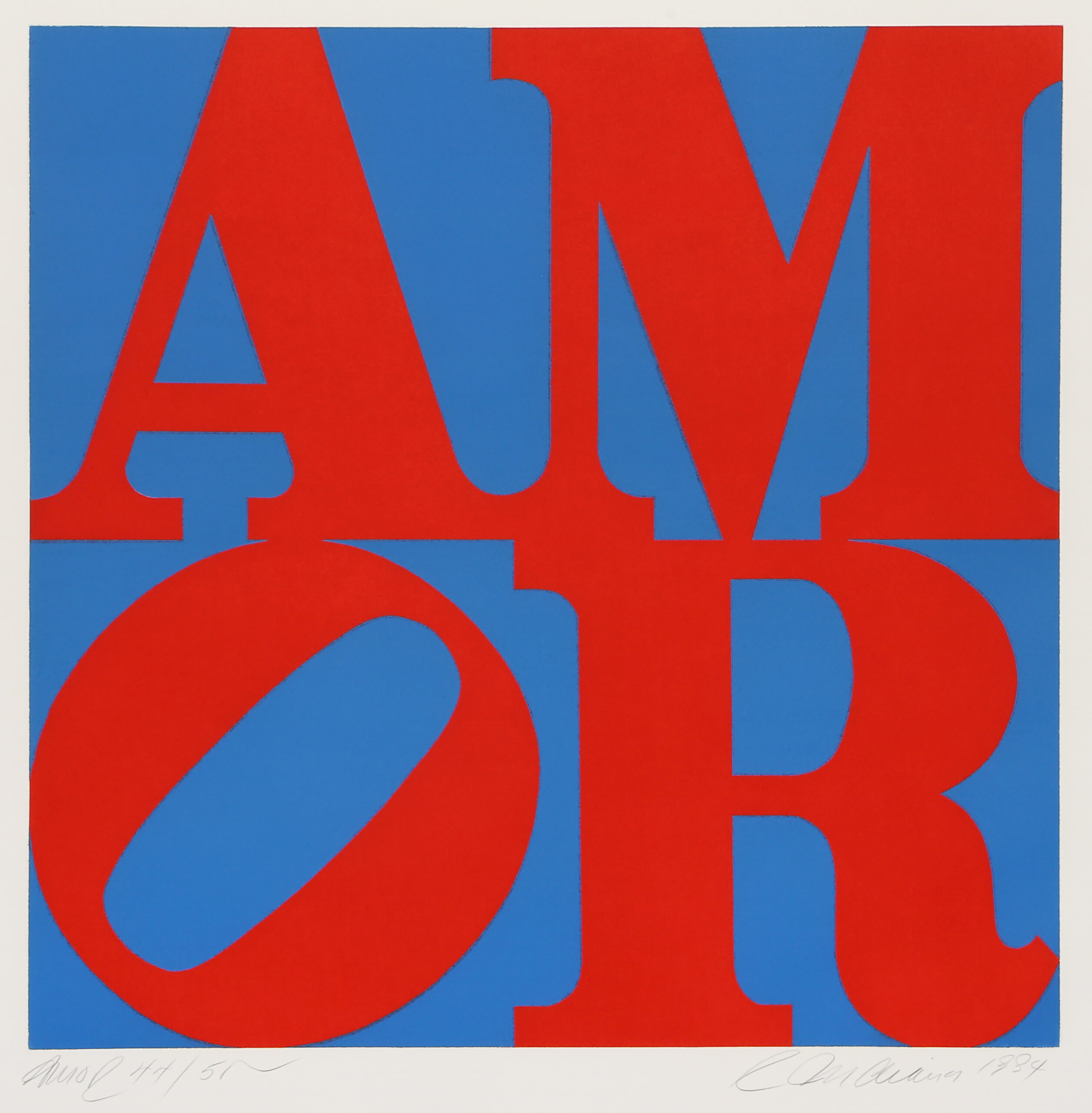 Amor by Robert Indiana