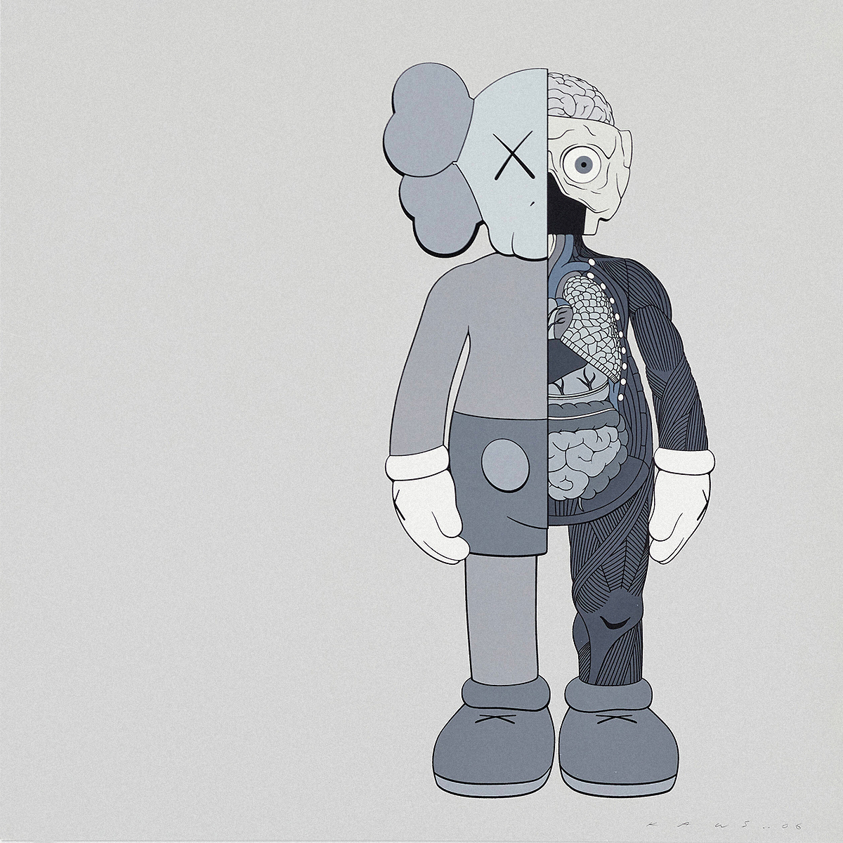 Dissected Companion (Grey) by KAWS