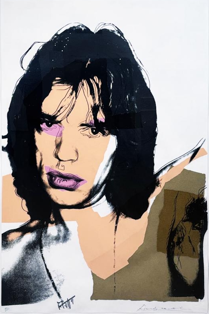 Mick Jagger, II.141 by Andy Warhol