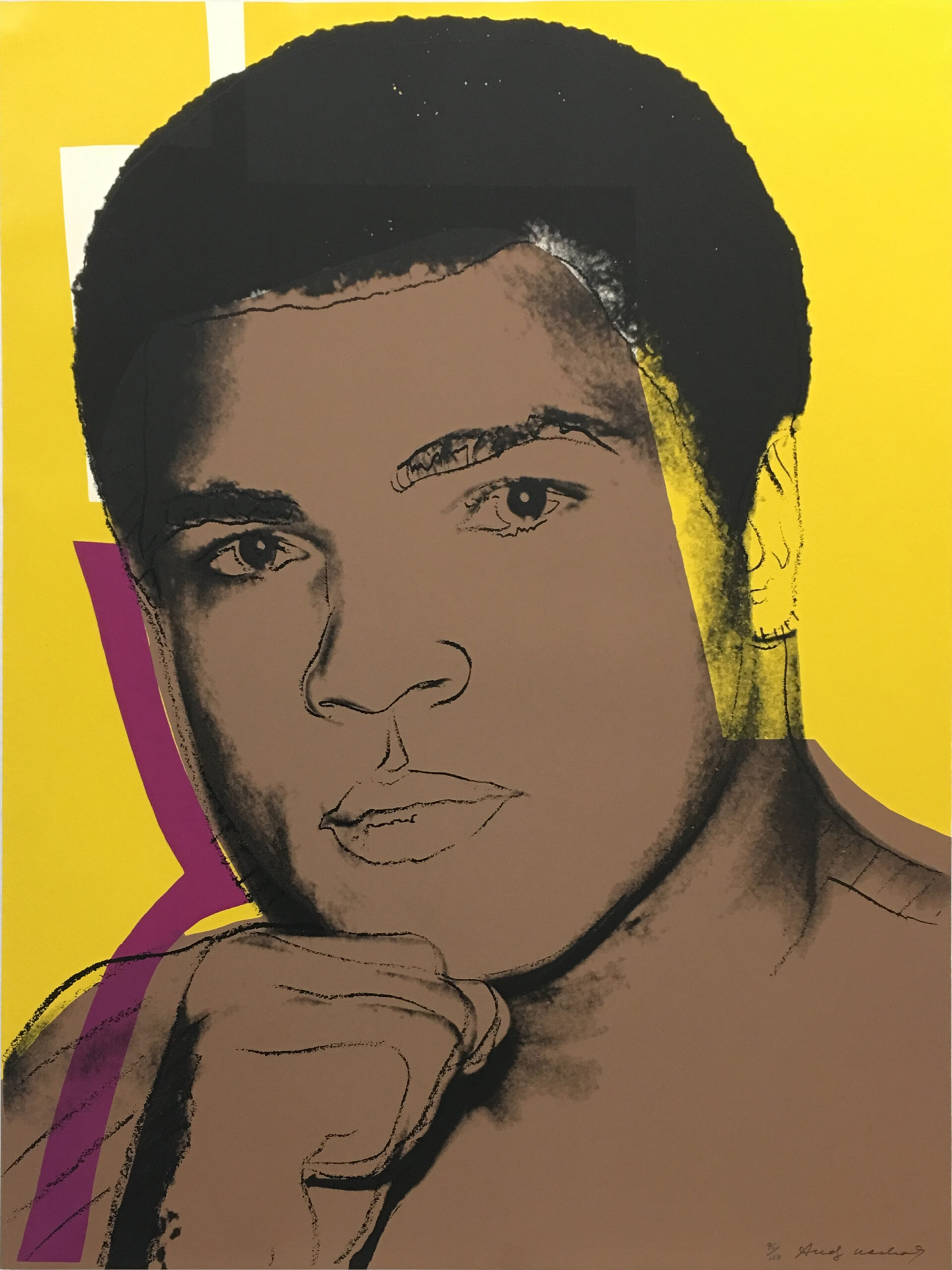 Muhammad Ali: Full Face, II.182 by Andy Warhol