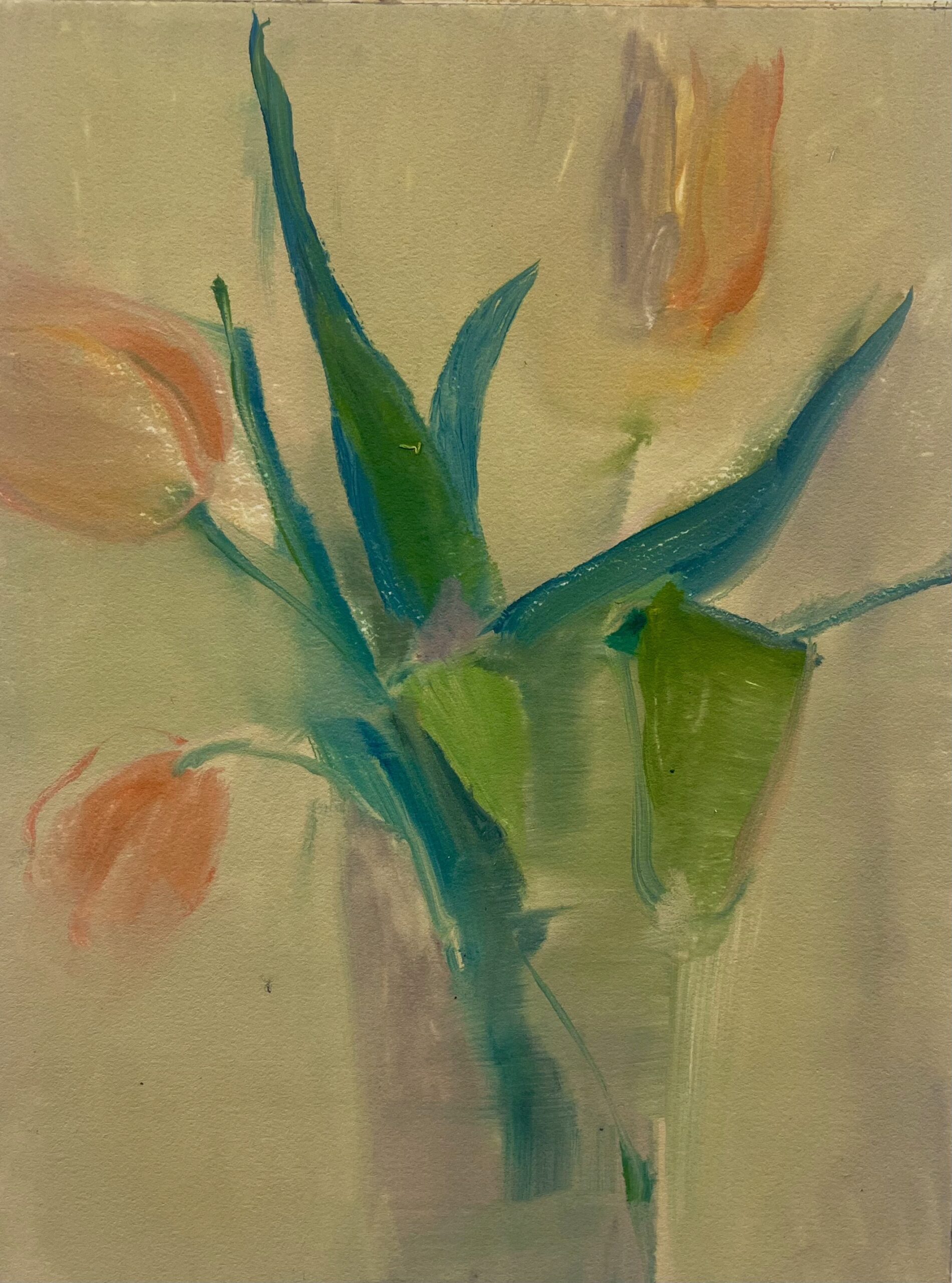 Three Tulips by Shirley Irons