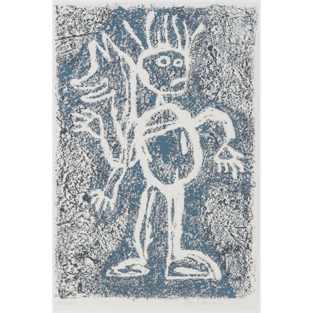 Coyote (Petroglyph) by Jaune Quick-To-See Smith