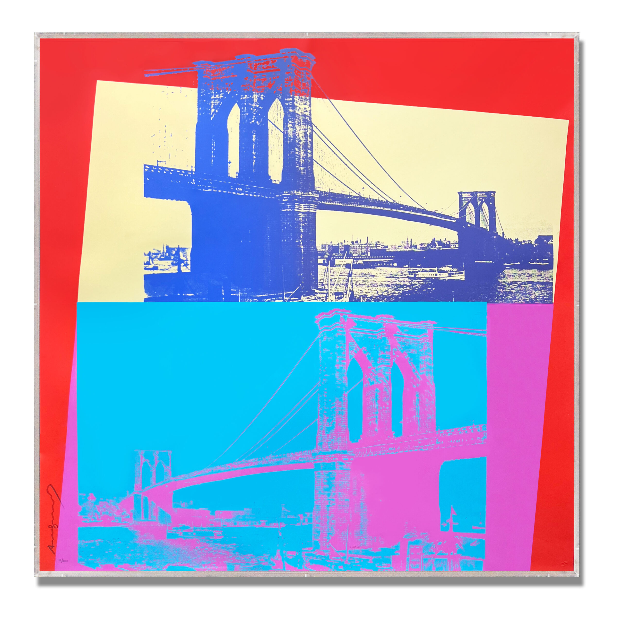 Brooklyn Bridge (FS II.290) by Andy Warhol