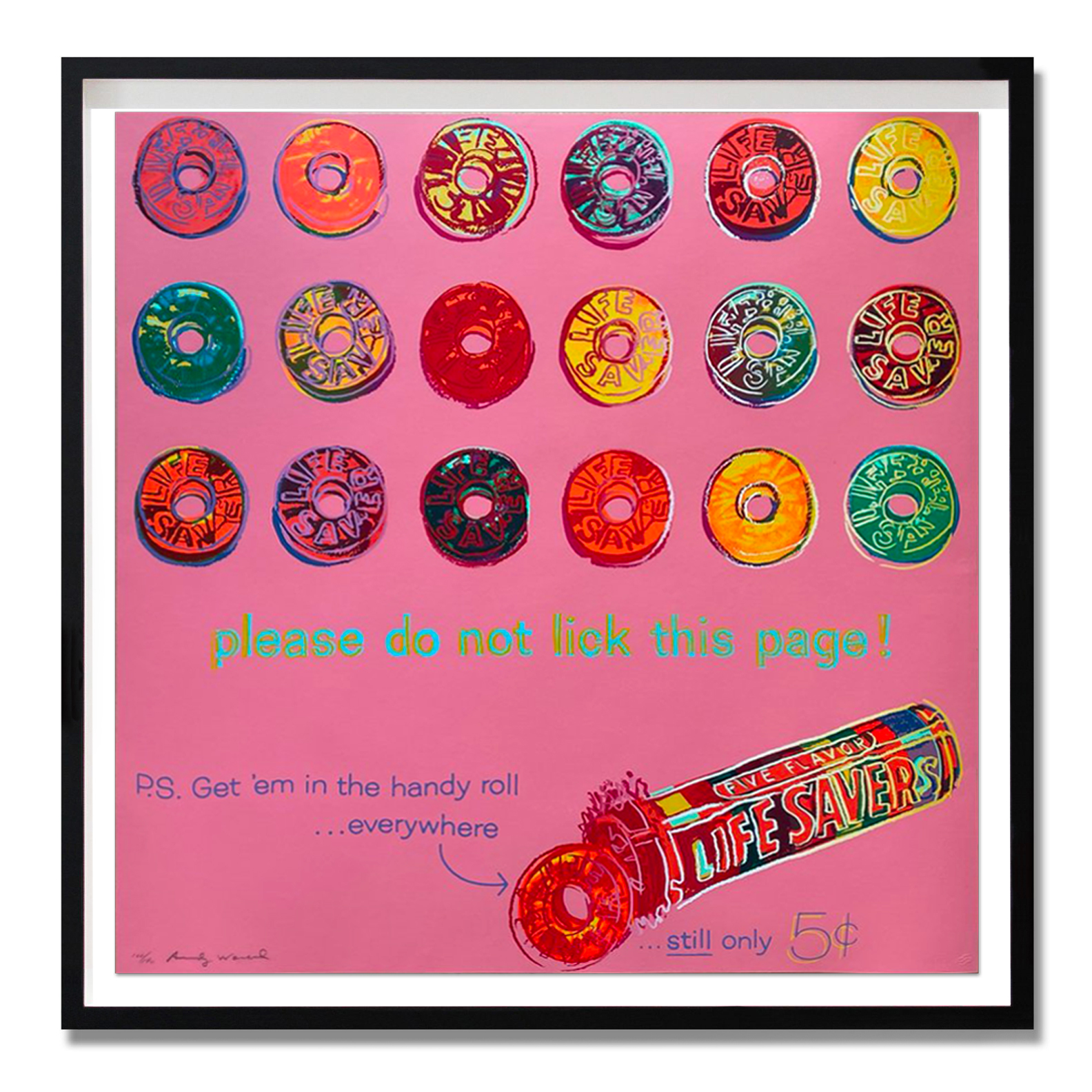 Ads: Life Savers (FS II.353) by Andy Warhol