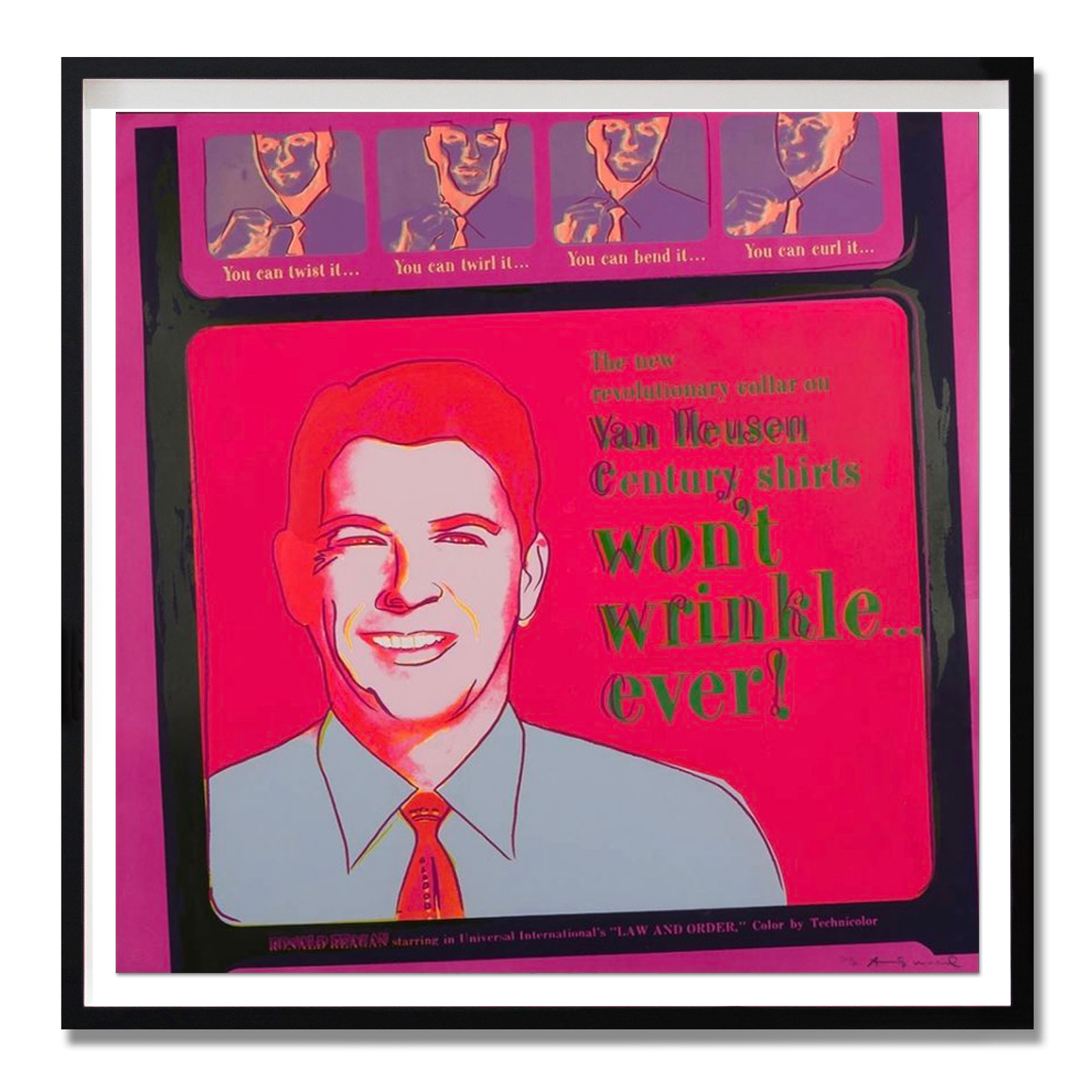 Ads: Van Heusen (FS IIB.356) by Andy Warhol