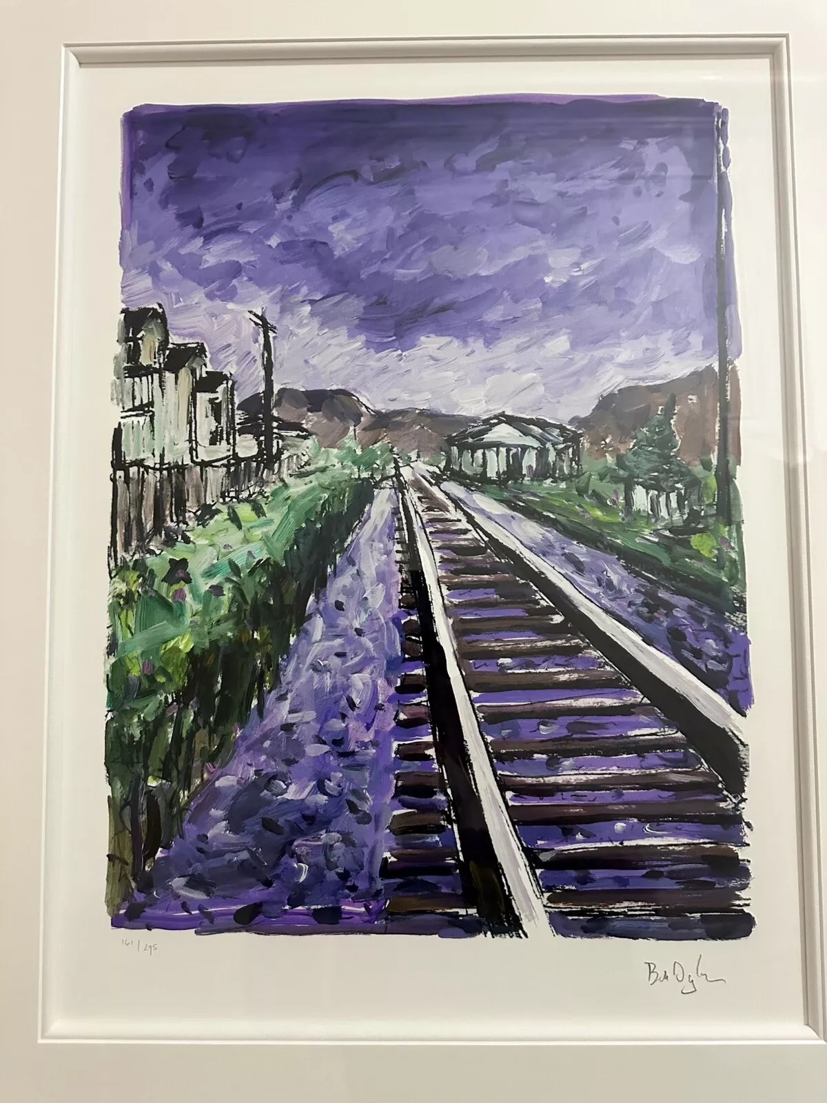 Train Tracks (purple) by Bob Dylan