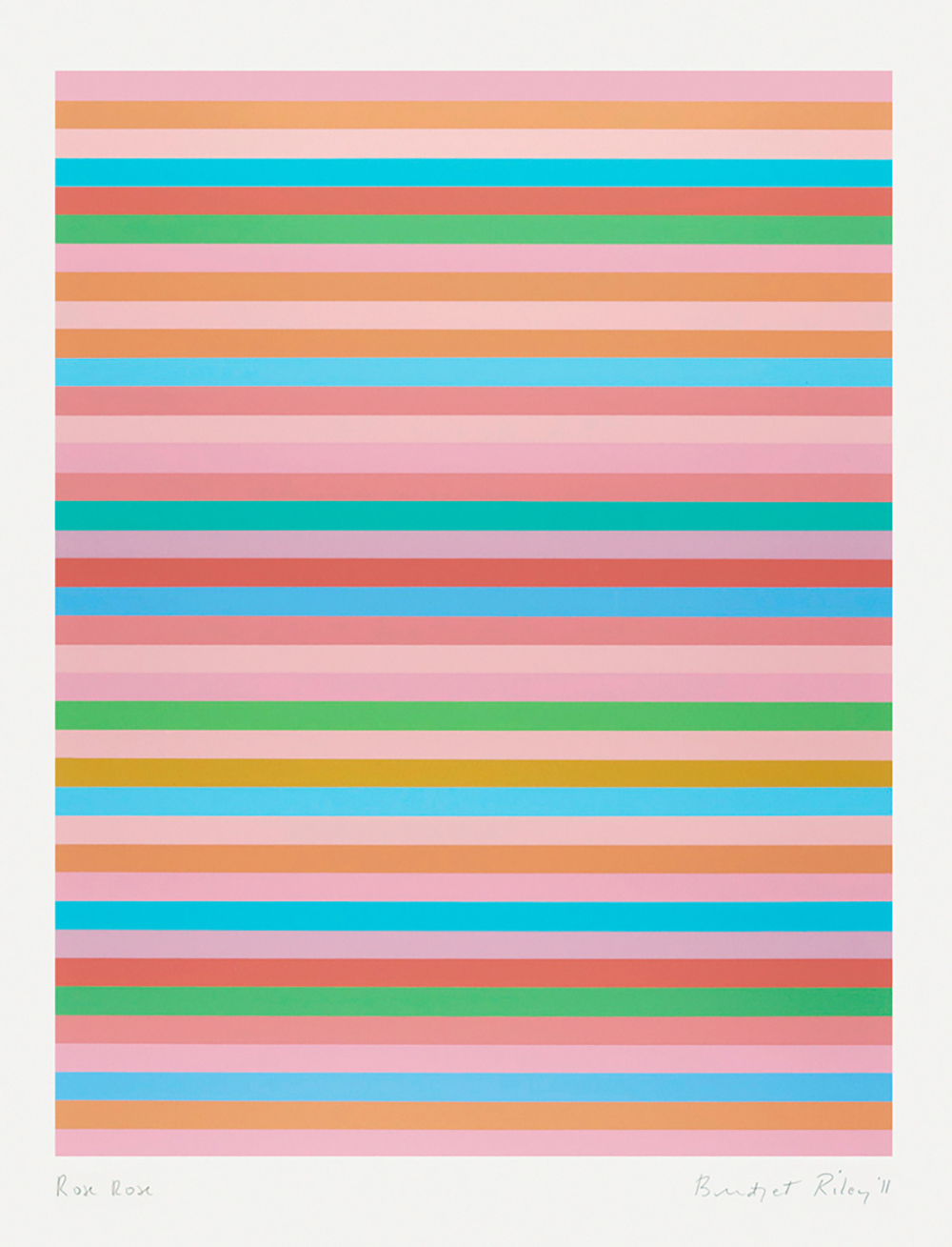 Rose Rose by Bridget Riley