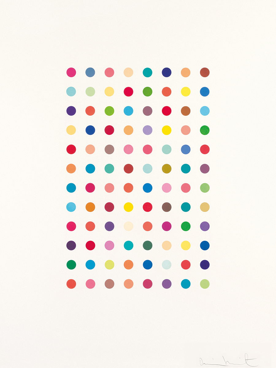 Xylene Cyanol Dye Solution by Damien Hirst