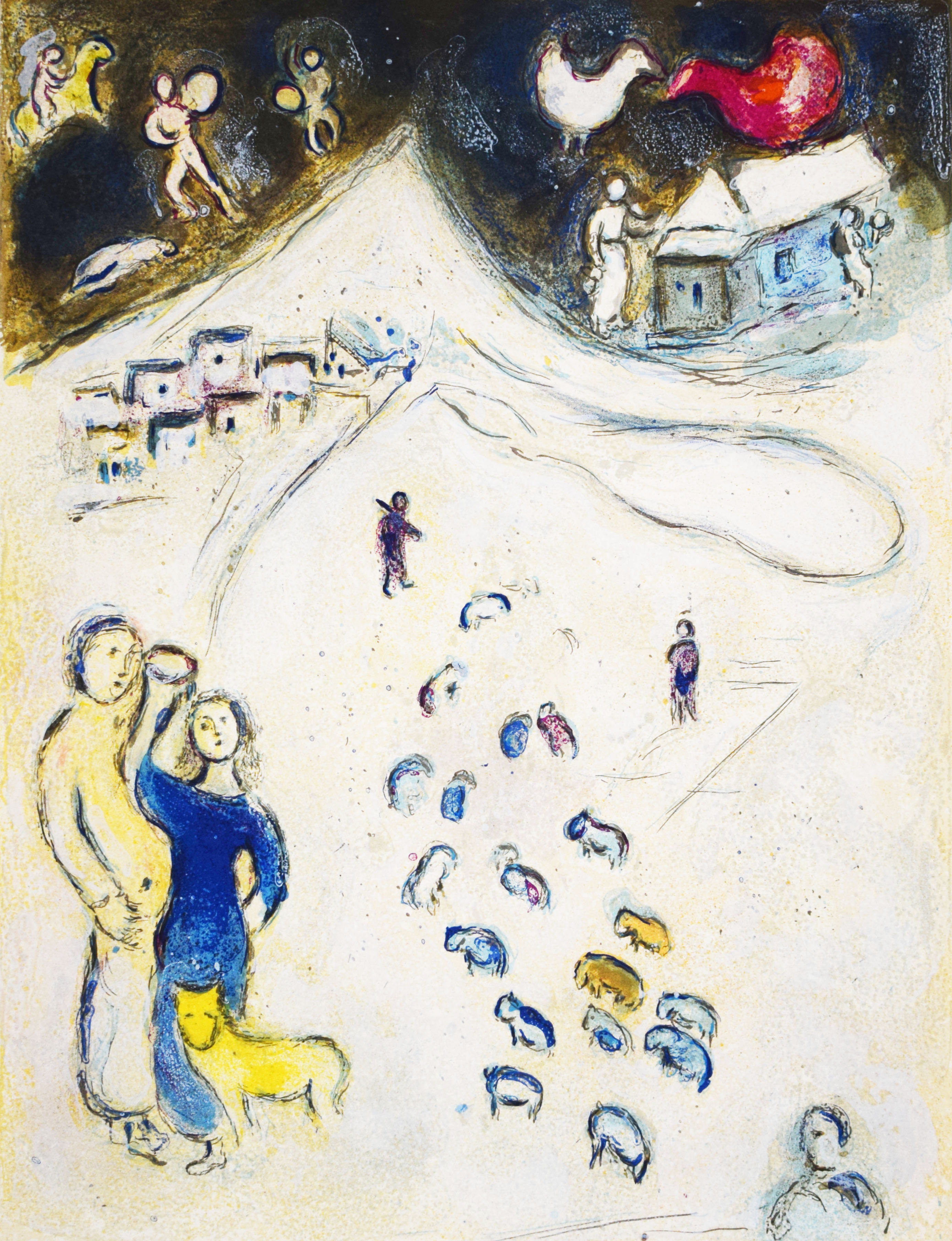 Winter, from: Daphnis and Chloe by Marc Chagall