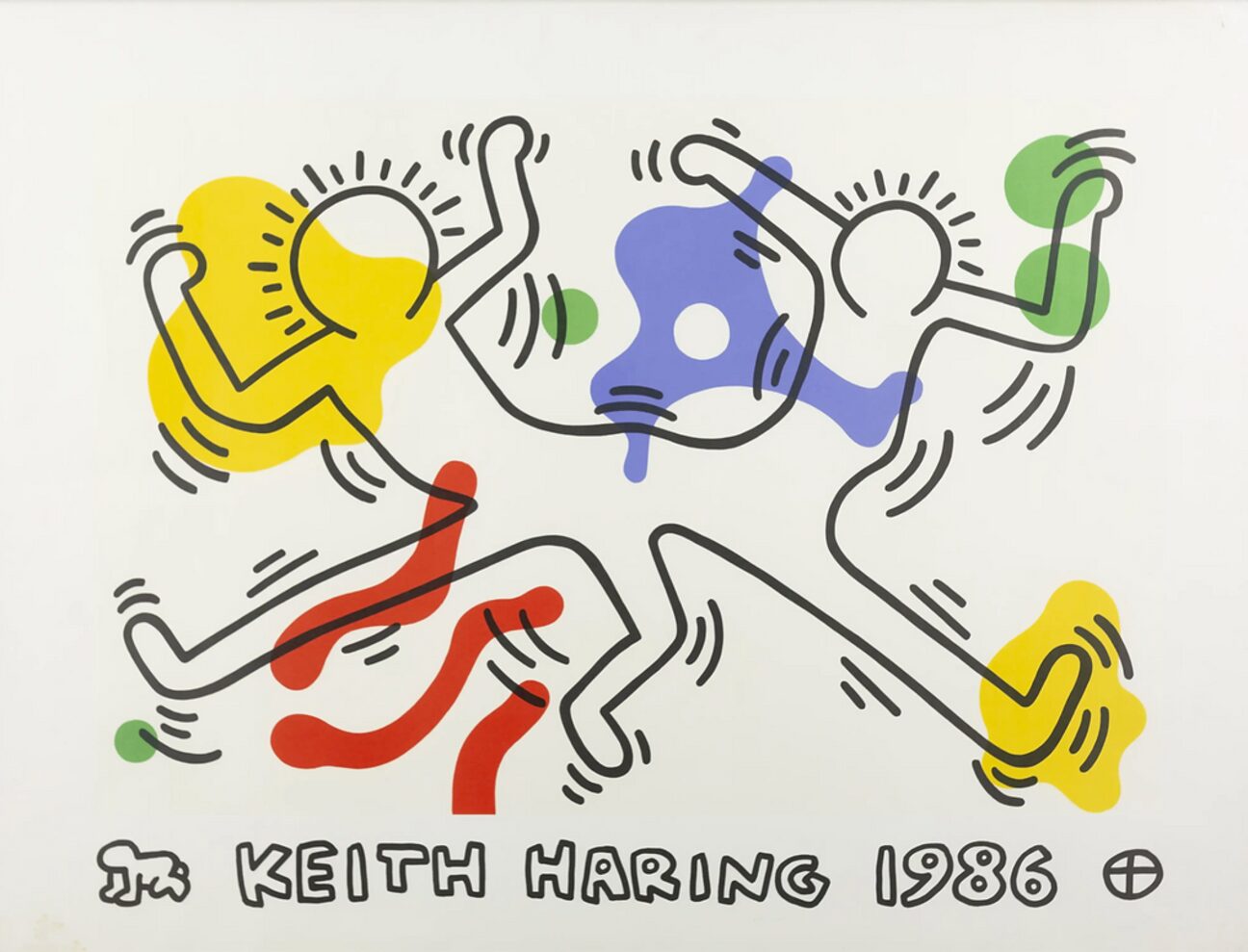 Keith Haring Dancers, 1986 by Keith Haring