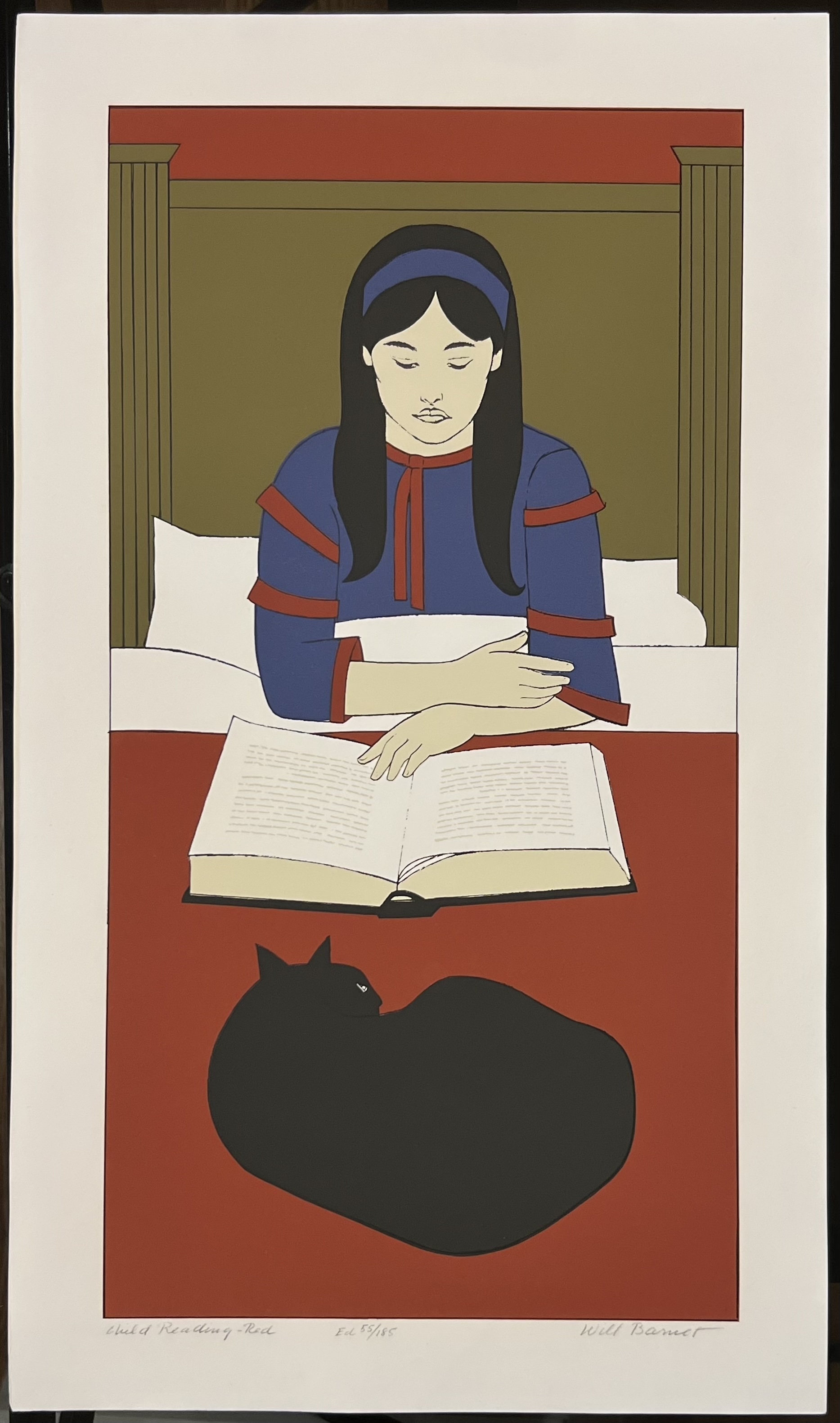 Child Reading by Will Barnet