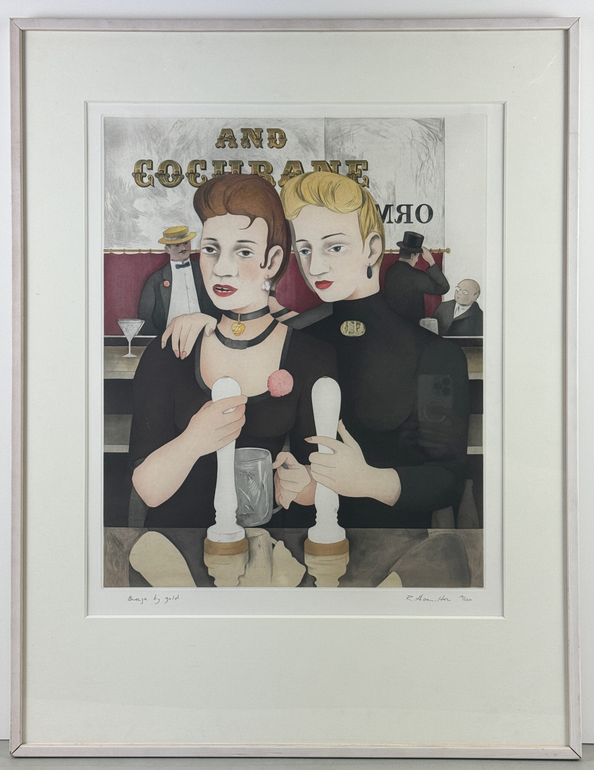 Bronze by gold by Richard Hamilton