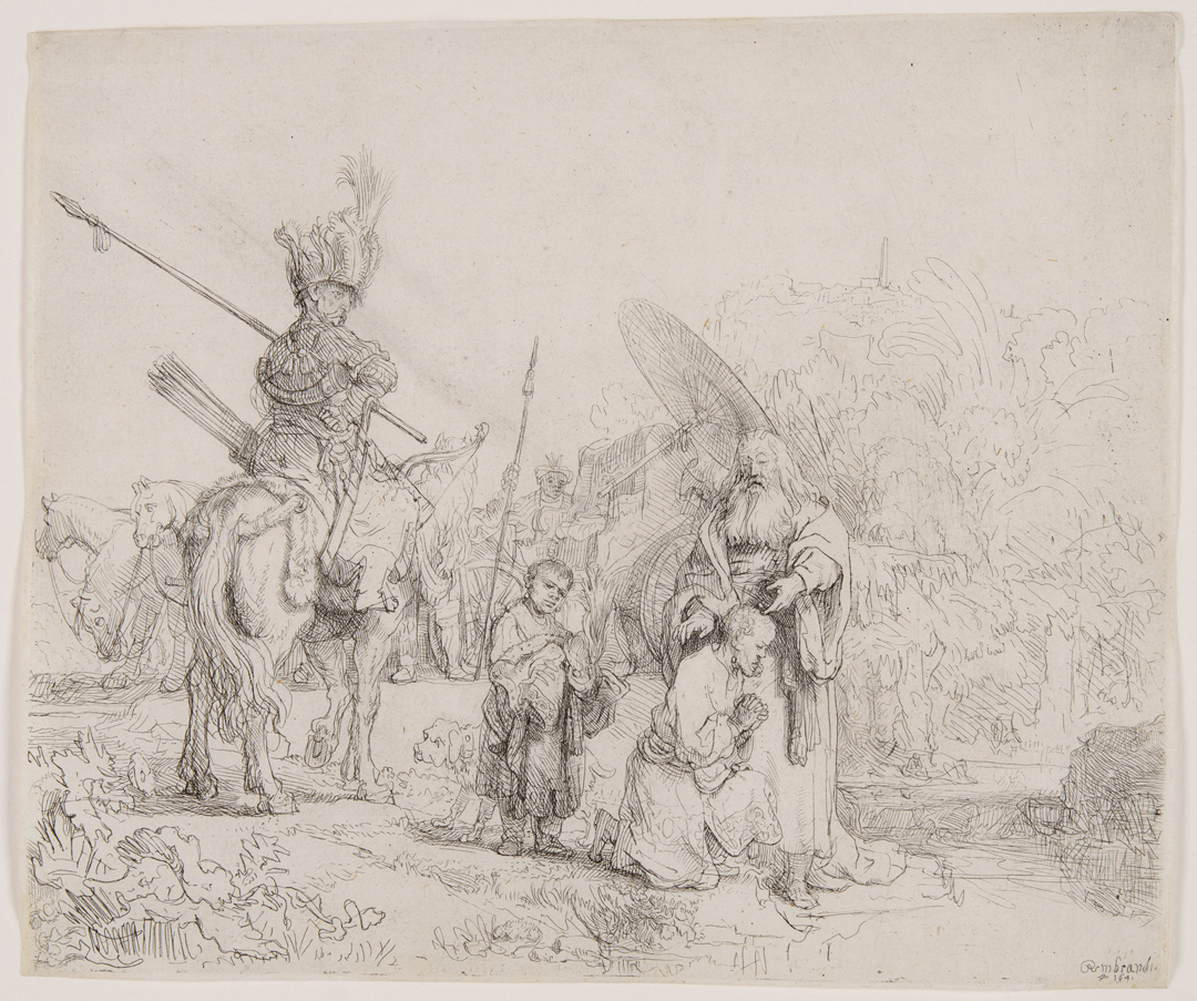 The Baptism of the Eunuch by Harmensz van Rijn Rembrandt