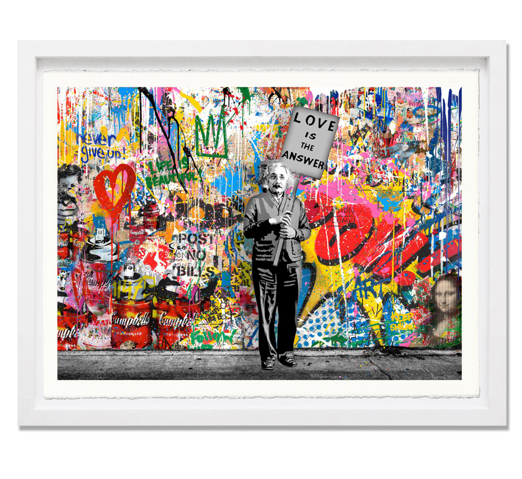 M=bw² – Collage by Mr Brainwash