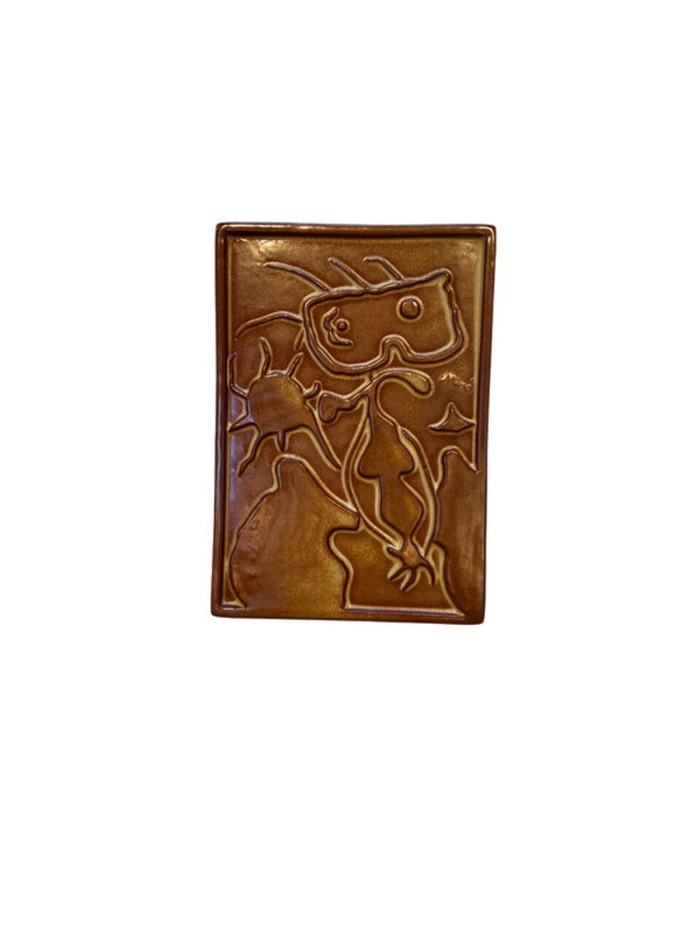 Relief, XX Siècle nº 4, 1938 – 21.5 cm – Glazed by Joan Miró