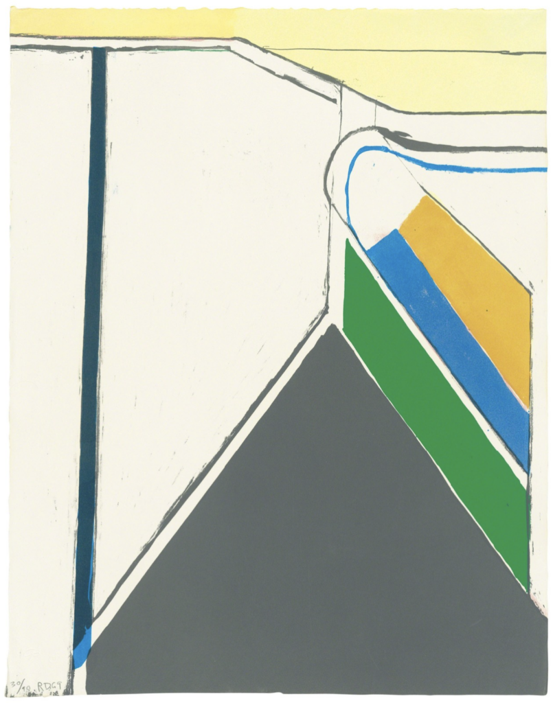 Richard Diebenkorn Untitled Ocean Park etching 1969
