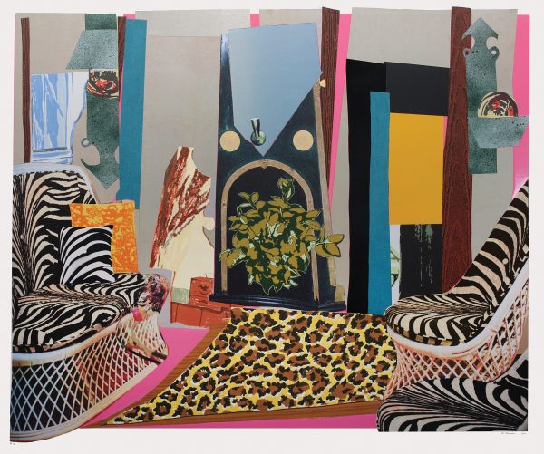 Interior_Zebra_With_Two_Chairs_And_Funky_Fur_by_Mickalene_Thomas_From_Tandem_Press_IFPDA